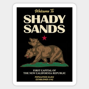 Fallout New California Republic Shady Sands Sticker